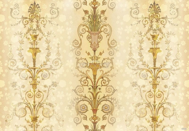 Фреска Узор в стилле Барокко Art.4838