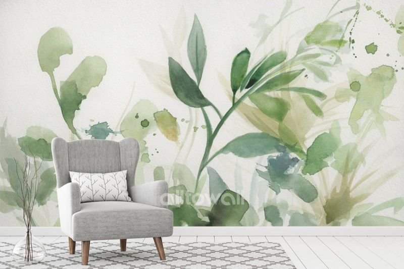 Фреска Акварельный гербарий-2