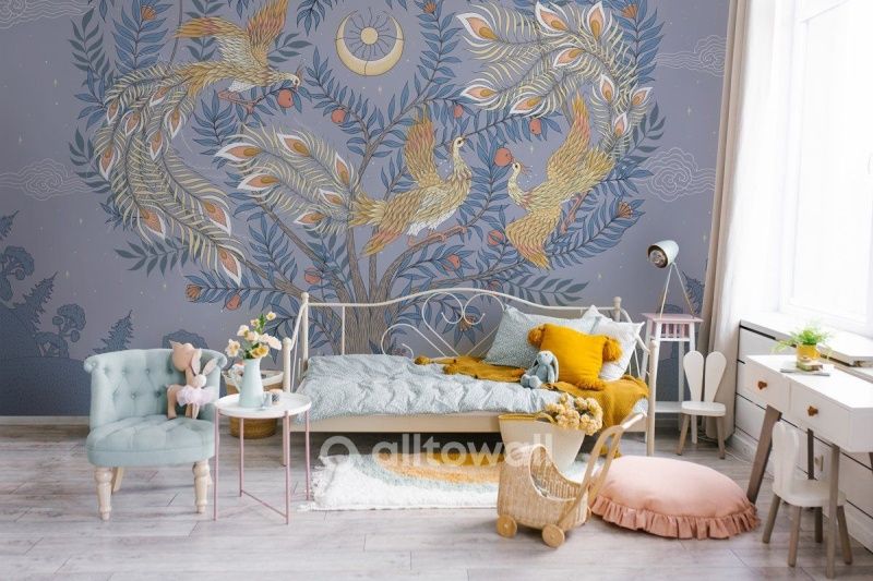 Фреска Перо Жар-птицы-3