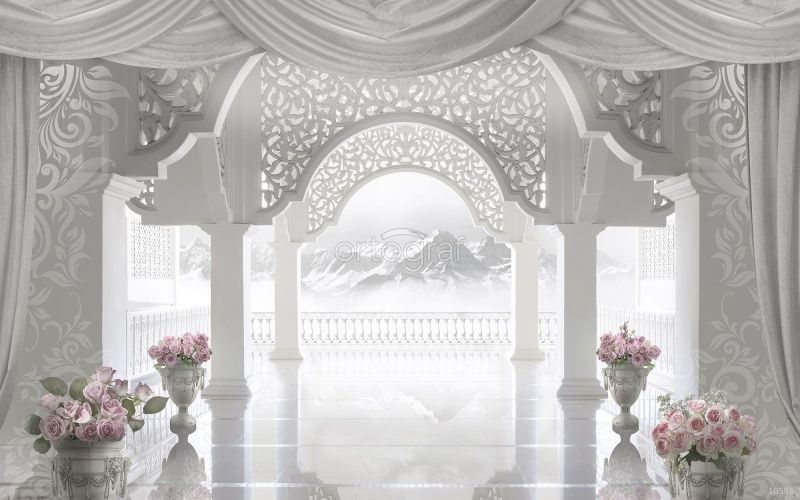 Фреска Терраса в горах Art.10596