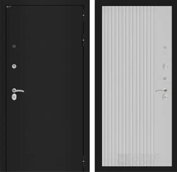 Входная дверь Классик шагрень черная 29