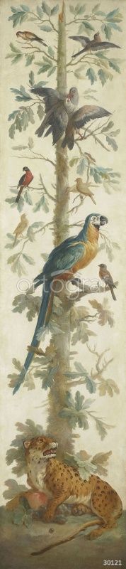 Фреска Птицы и хищник Art.30121