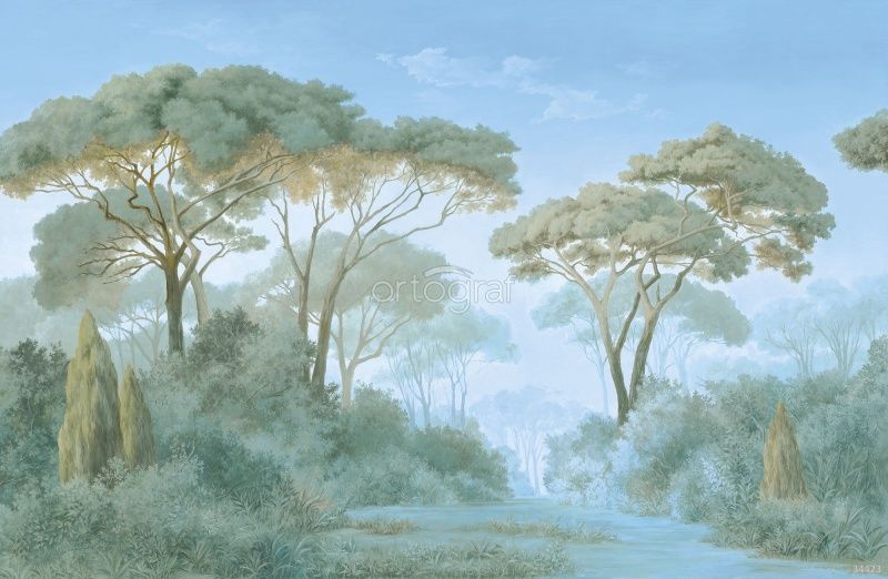 Фреска Мистическая тропа Art.34423