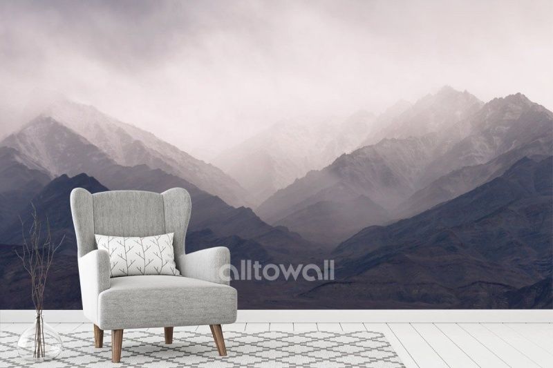 Фреска Горы в тумане