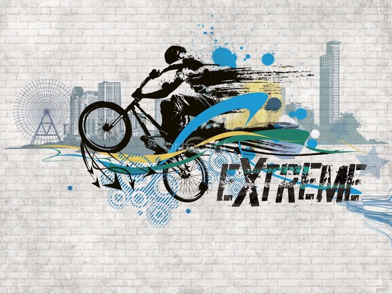 Фреска Мото драйв Art.34647