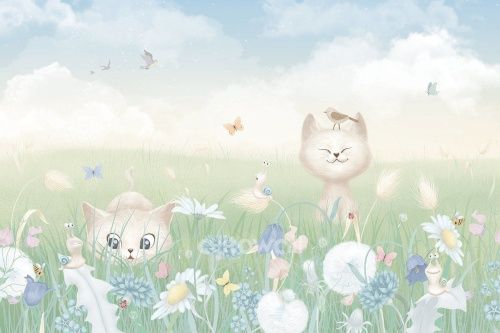 Фреска Игривые котята