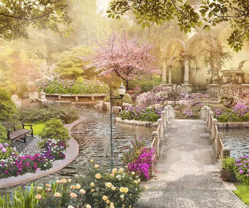 Фреска Пейзажи Арки, лестницы арт. a_951