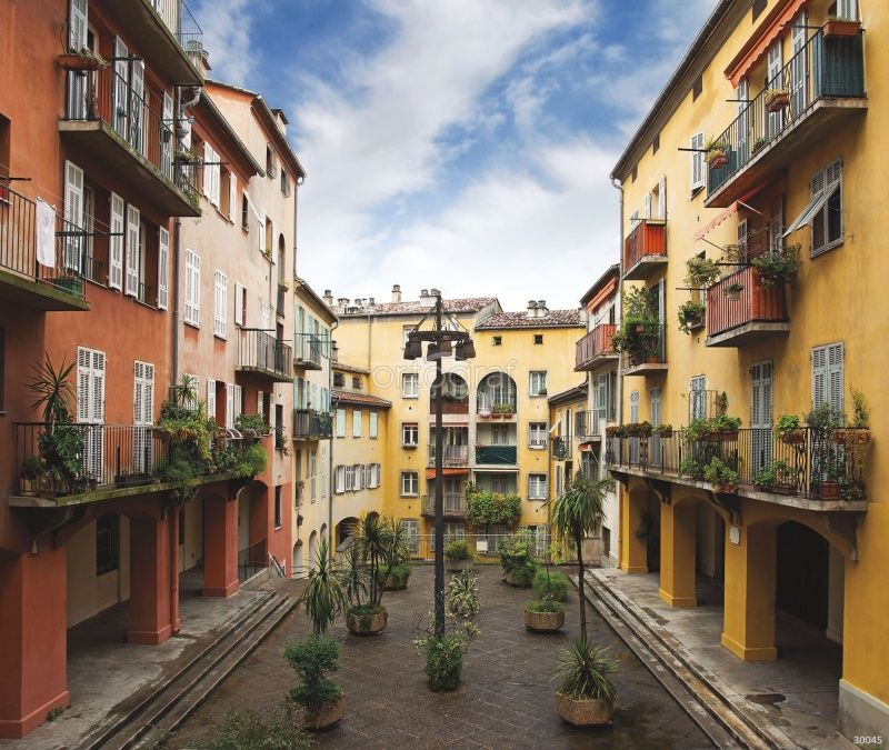 Фреска Улочка в Ницце Art.30045