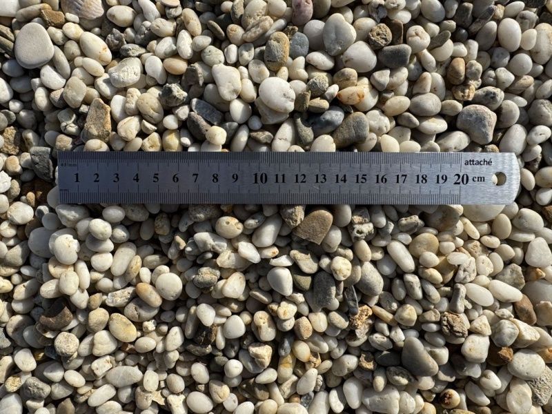 Природная галька "Перламутровая" 5-20 мм