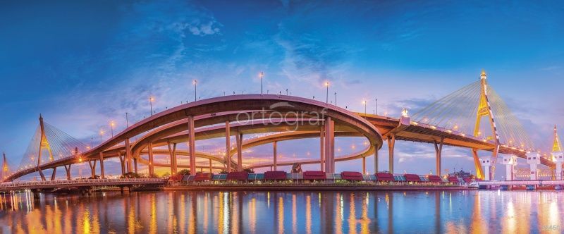 Фреска Мост в Тайланде Art.33460