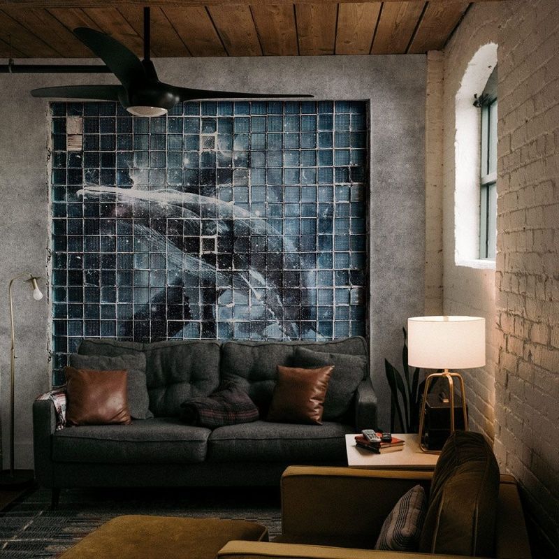 Фреска BLUE WHALE