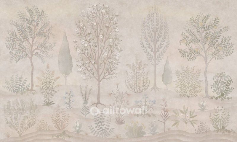 Фреска Французский сад