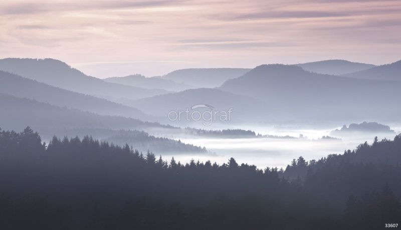 Фреска Туман в горах Art.33607