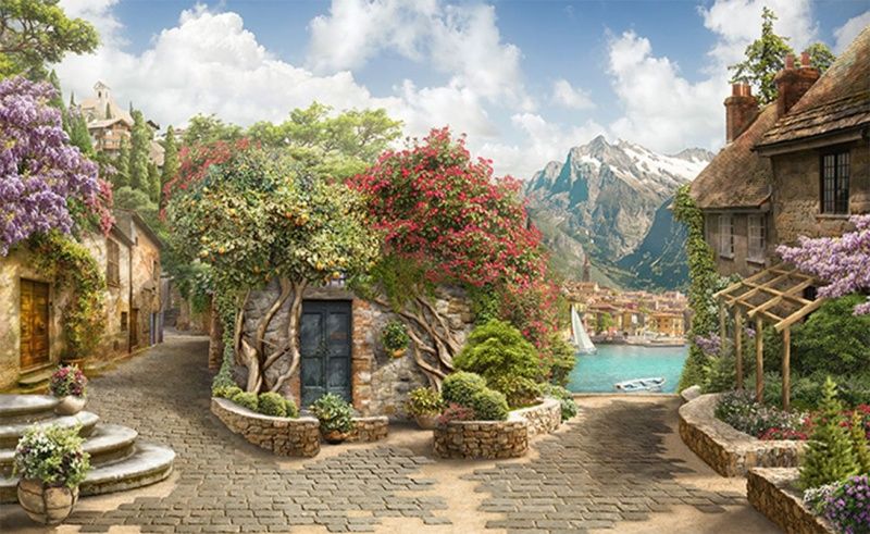 Фреска Современный Графический Дизайн 44235