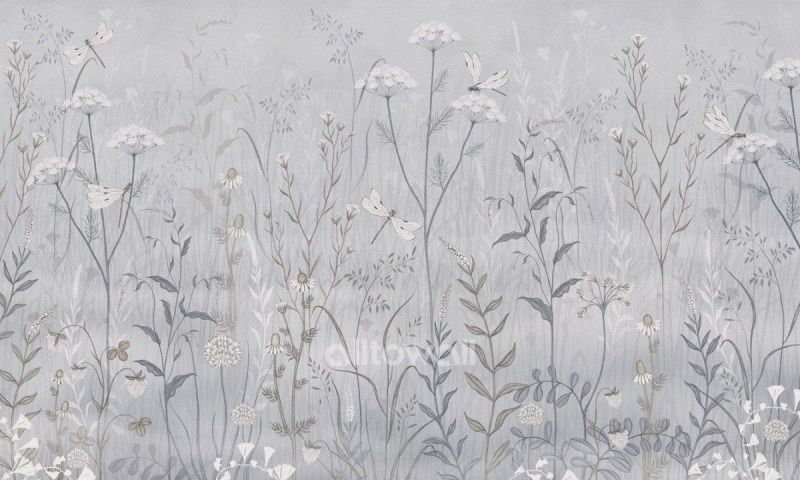 Фреска Полевые цветы-2