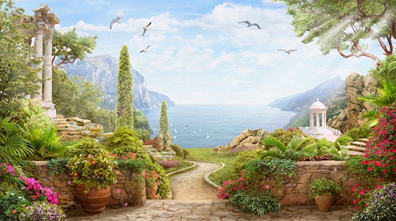 Фреска Современный Графический Дизайн 44525