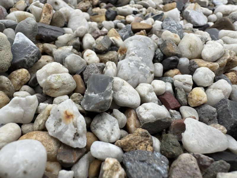 Черно-белая галька 5-20