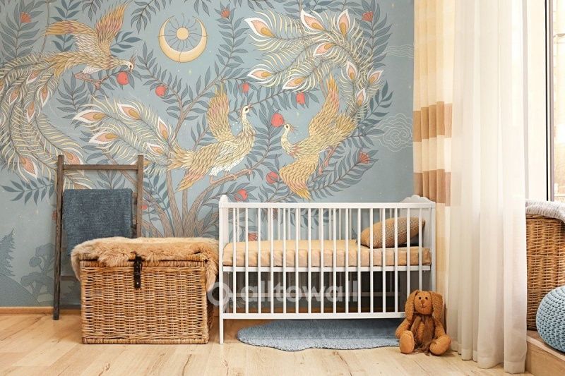 Фреска Перо Жар-птицы-1