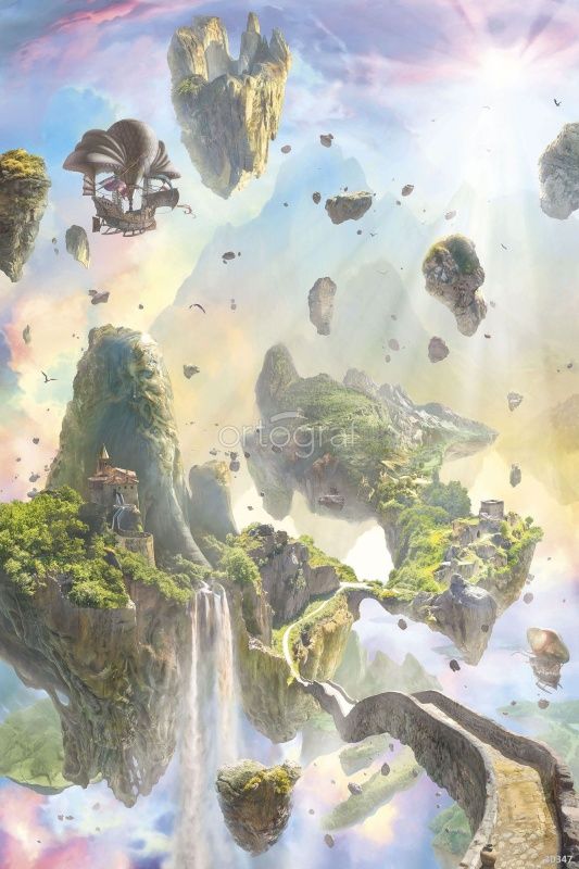 Фреска Мир летающих гор Art.30347