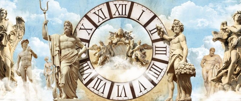 Фреска Графика Боги Олимпа  7400