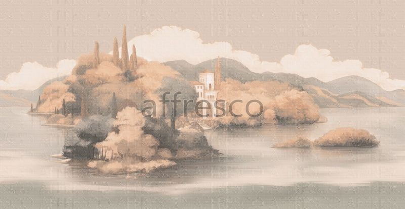 Фреска Невероятный остров, арт. ID139706