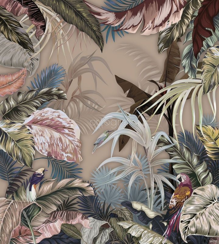 Фреска Тропическая фантазия Art.34137