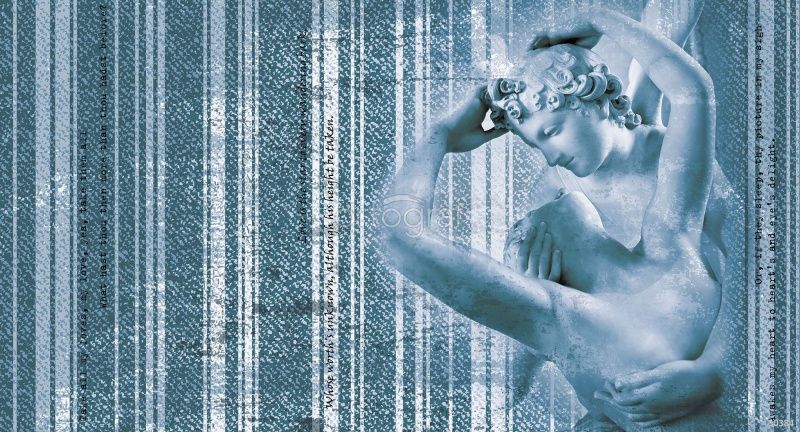 Фреска Коллаж со скульптурой пары Art.30384