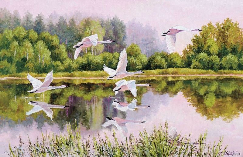 Фреска На взлете Art.8231