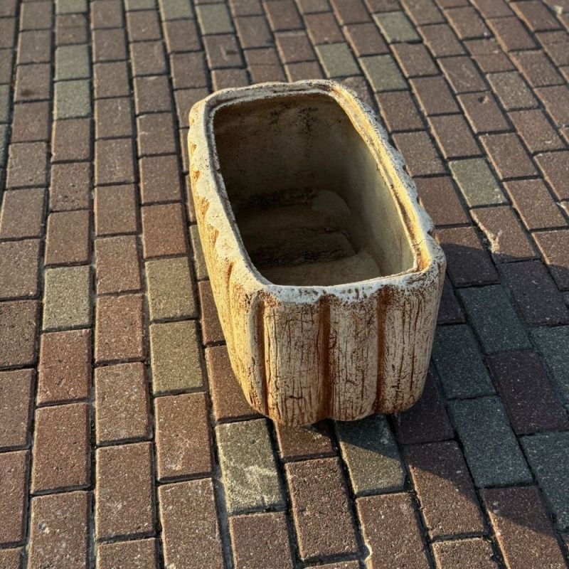 "Бревенчатое" кашпо