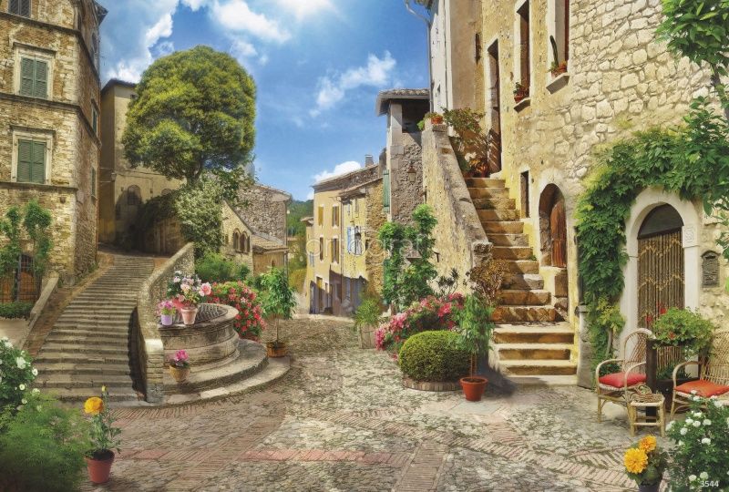 Фреска Пустынная улица Art.3544