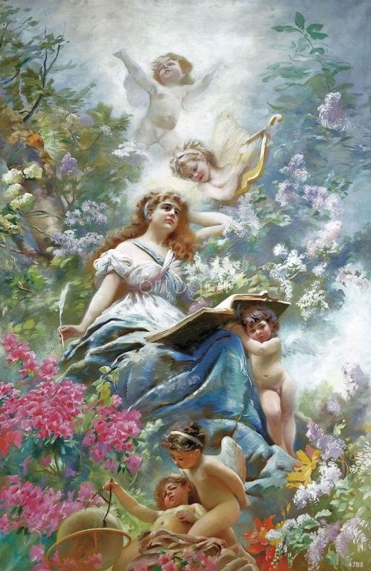 Фреска К.Е. Маковский "Весна" Art.4783