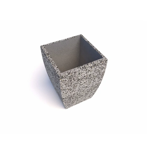 Вазон бетонный уличный Балтема (фактура шахматка)