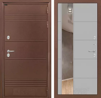 Входная дверь Термо Лайт с Зеркалом 19