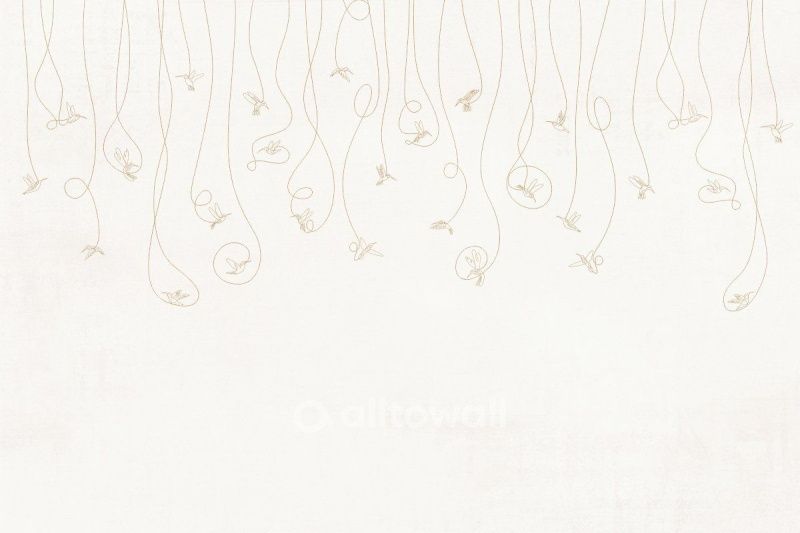 Фреска ANIMALISM Colibri gold