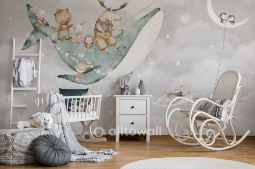 Фреска Прогулка под звёздами-1