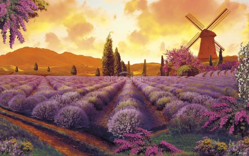 Фреска Лавандовый закат Art.33181