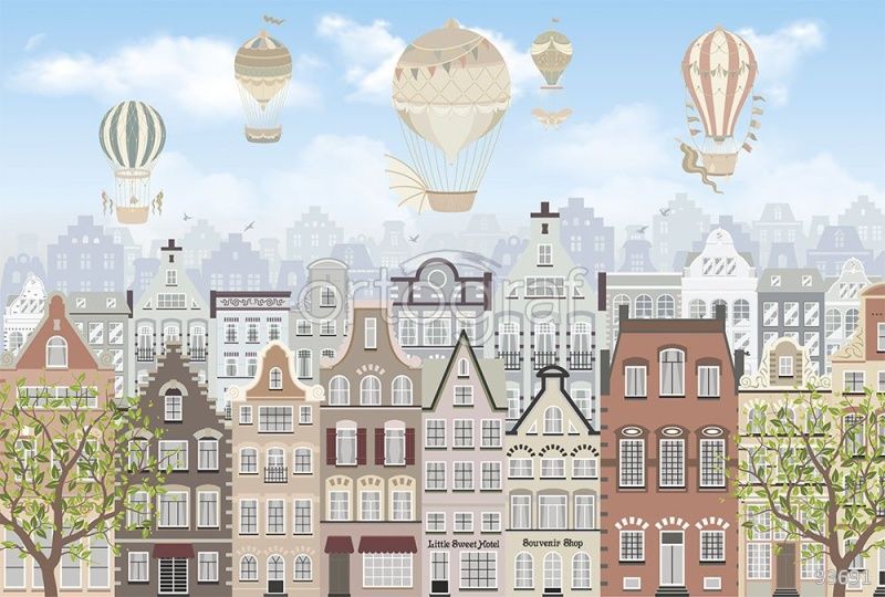 Фреска Пряничный городок Art.33691