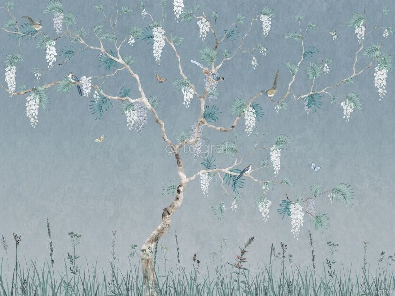 Фреска Тарасова Арина "Цветущее дерево" Art.21103