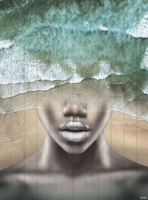 Фреска Самобытная бирюза Art.33236