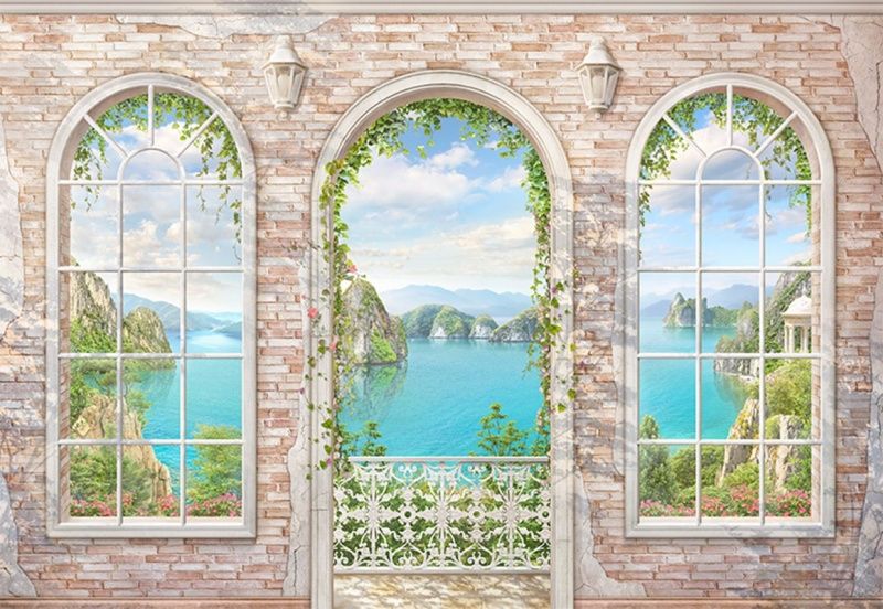 Фреска Современный Графический Дизайн 44448