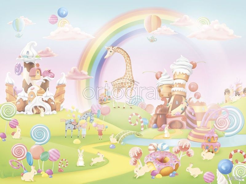 Фреска Карамельная страна Art.34394