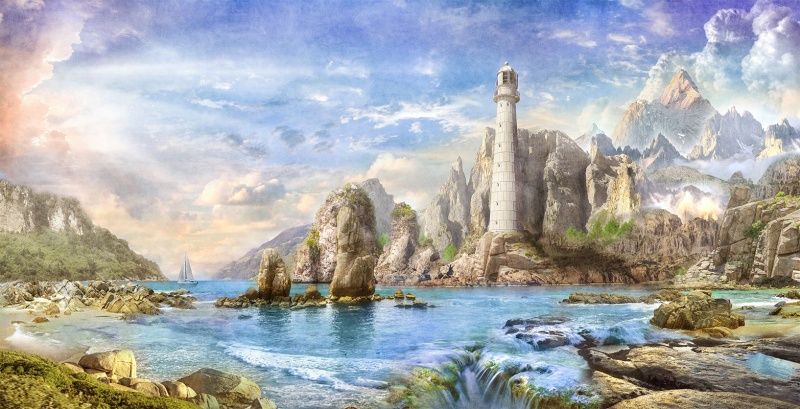 Фреска Современный Графический Дизайн 50055