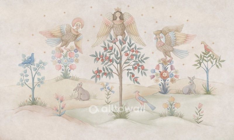 Фреска Сирин