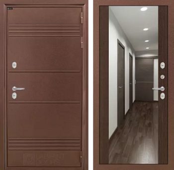 Входная дверь Термо Лайт с Зеркалом Максимум