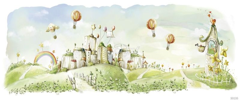 Фреска Зеленый город Art.33135