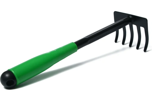 Грабли Greengo 30 см, рукоять зелёный пластик 150706