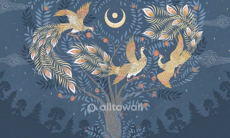 Фреска Перо Жар-птицы-4