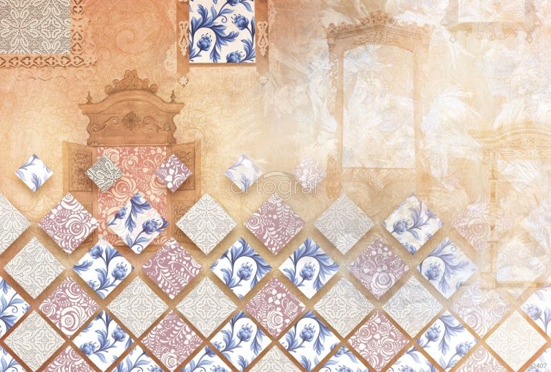 Фреска Народный стиль Art.32407