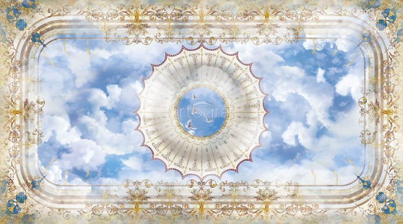 Фреска Свод с голубями Art.4795