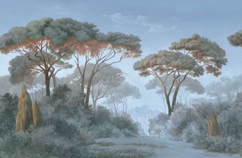 Фреска Мистическая тропа Art.34421